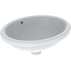Geberit Variform wastafel 42x33 cm ovaal onderblad wit glans 500.749.01.2