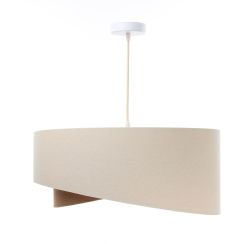 BPS Koncept Boho hanglamp 1x60 W beige-cappuccino 060-183