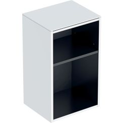 Geberit Smyle Square kast 36x29.9x60 cm hangend langs de zijkant wit-zwart 500.358.00.1