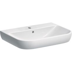 Geberit Smyle Square wastafel 65x48 cm rechthoekig klassiek wit glans 500.230.01.8