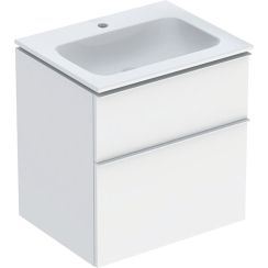 Geberit iCon wastafel met kast 60 cm wit 502.331.01.3