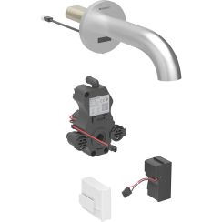 Geberit Piave wastafelkraan inbouw elektronisch staal 116.282.SN.1