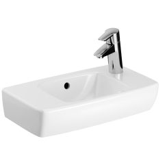 Geberit Selnova Compact wastafel 45x25 cm rechthoekig klassiek wit glans 500.318.01.5
