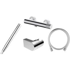 Set douchekraan Oltens Hamnes 33005100, douchekop Oltens Ume 37102100, 37200100, 37402100