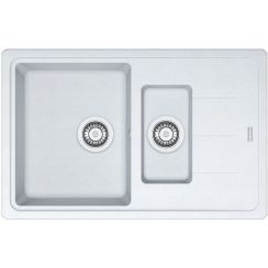 Franke Basis spoelbak van graniet 78x50 cm wit 114.0676.283