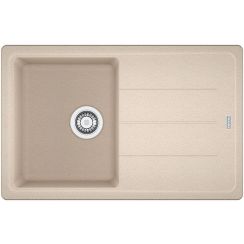 Franke Basis spoelbak van graniet 78x50 cm beige 114.0676.293