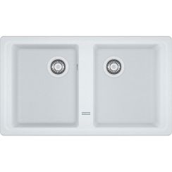 Franke Basis spoelbak van graniet 86x50 cm wit 114.0676.270