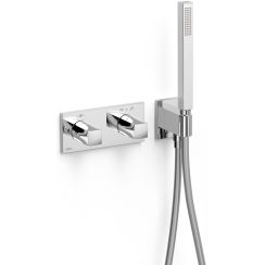Tres B-System bad- en douchekraan inbouw met thermostaat chroom 30725201