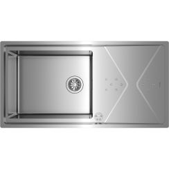 Teka Brooklyn stalen spoelbak met sifon 98.4x50.4 cm 115100023