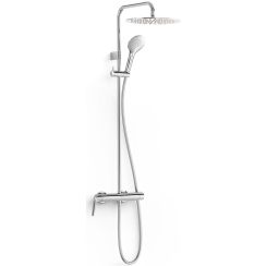 Tres Fuji doucheset wand met regendouche chroom 28119101