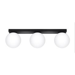 Sollux Lighting Yoli plafondlamp 3x12 W zwart SL.1153