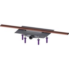 Kessel Linearis Infinity doucheafvoer 80 cm koper 45303.08