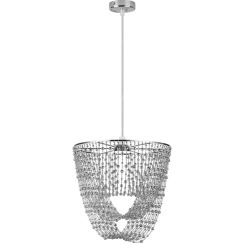 Candellux Elba hanglamp 1x60 W chroom 31-05397