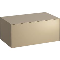 Laufen Sonar kast met werkblad 77.5x45.5x34 cm hangend onder de wastafel gouden H4054100340401