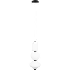 MaxLight Akiko hanglamp 1x23 W wit-zwart P0468