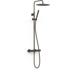 Tres Over-Wall doucheset wand met thermostaat met regendouche || 19039302KMB