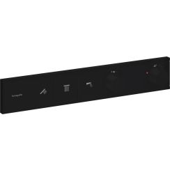 Hansgrohe RainSelect bad- en douchekraan inbouw met thermostaat zwart 15381670