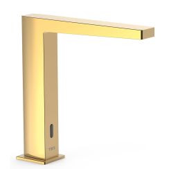 Tres Slim Exclusive wastafelkraan staand elektronisch gouden 20261310OR