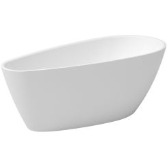 Besco Goya vrijstaand bad 160x73 cm ovaal wit #WAS-160-G