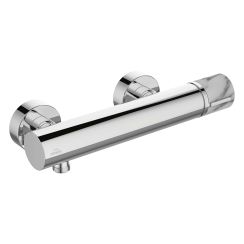 Invena Gabro Plus douchekraan wand chroom BN3P001