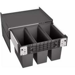 Blanco Select II afvalsorteerder 45 l zwart 526204