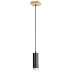 Rabalux Toras hanglamp 1x5 W zwart-hout 72121