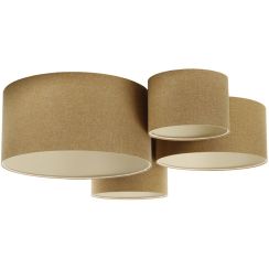 BPS Koncept Boho Ellegant plafondlamp 4x60 W bruin 084-066
