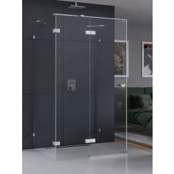 New Trendy Eventa douchecabine 90x90 cm vierkant chroom glans/helder glas EXK-4579