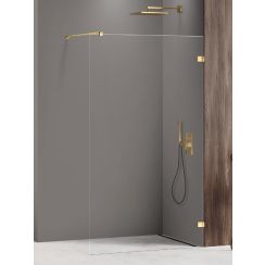 New Trendy Avexa Gold Shine inloopdouchewand 50 cm gouden glans/helder glas EXK-7054