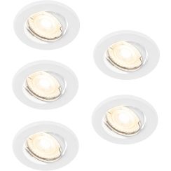 Nordlux Canis ingebouwde lamp 5x4.7 W wit 49750101