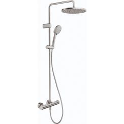 Duravit Shower Systems doucheset wand met thermostaat staal TH4282008070
