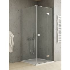 New Trendy Reflexa douchecabine 90x90 cm vierkant chroom glans/helder glas EXK-5119