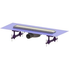 Kessel Linearis Compact doucheafvoer 45 cm staal 45600.60FM