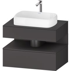 Duravit Qatego kast 80x55x60 cm hangend onder de wastafel grafiet QA4730049490010