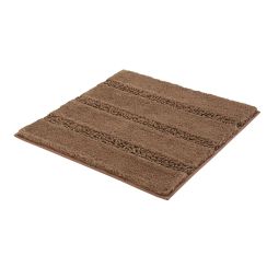 Kleine Wolke Monrovia badkamermatje 60x60 cm vierkant bruin 4094287135