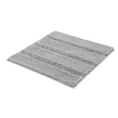 Kleine Wolke Monrovia badkamermatje 60x60 cm vierkant grijs 4094977135