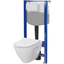 Cersanit Mille Plus toiletset frame met pot en bril S701-813