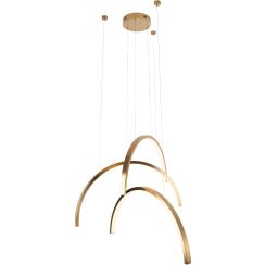 MaxLight Trio Arc hanglamp 1x63 W gouden P0509
