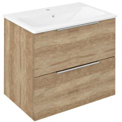 Sapho Cirasa kast 58x38.9x54 cm hangend onder de wastafel eik CR592-2222