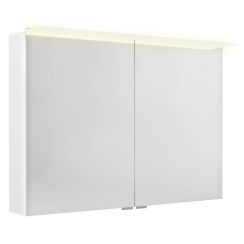 Sapho Linex kast 100x15x70 cm met spiegel wit LX100-0030