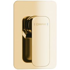 Sapho Spy douchekraan inbouw gouden PY41/17