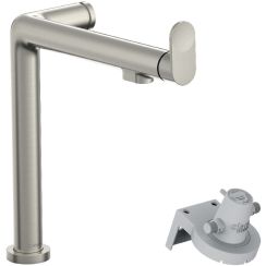 Hansgrohe Aqittura M91 waterfilterkraan staand roestvrij staal 76804800