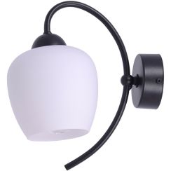 Kaja Bella wandlamp 1x60 W wit-zwart K-5187
