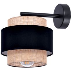 Kaja Gato wandlamp 1x40 W zwart-beige K-5234
