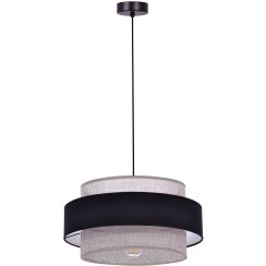 Kaja Etela hanglamp 1x40 W zwart-grijs/askleur K-5171