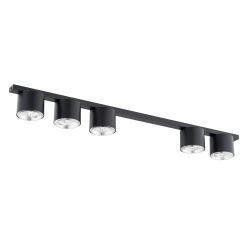 Emibig Nano plafondlamp 5x10 W zwart 1310/5