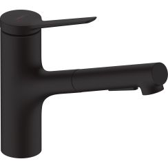 Hansgrohe Zesis M33 keukenkraan staand zwart 74821670