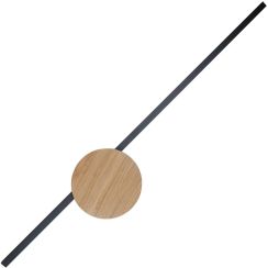 TK Lighting Java wandlamp 1x36 W zwart-hout 1441