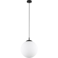TK Lighting Esme hanglamp 1x15 W wit-zwart 5671