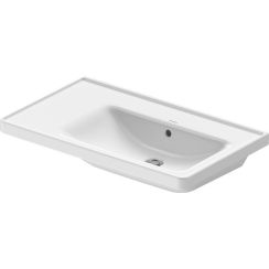 Duravit D-Neo wastafel 80x48 cm rechthoekig meubel wit glans 2370800060